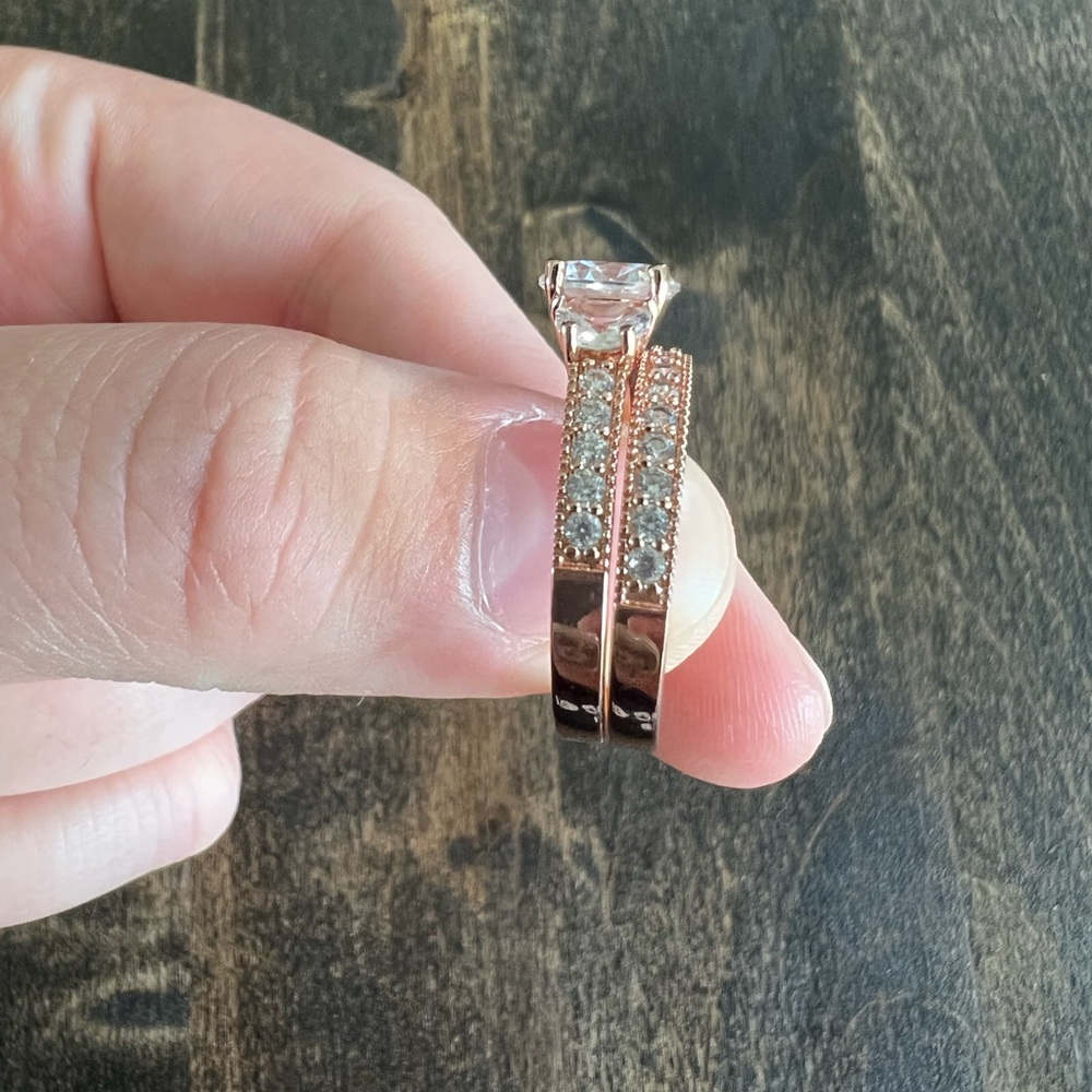 Rose Gold Engagement/Wedding Band - Picture 5 of 5